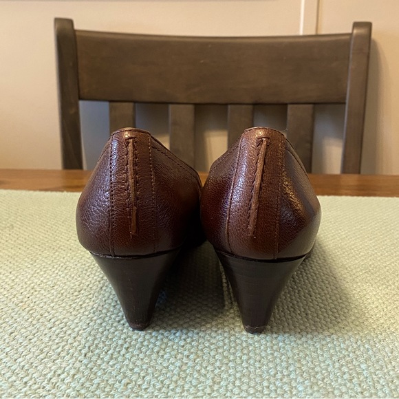 EUC Nine West Adoreo leather wedges - Picture 5 of 6